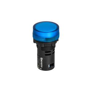 Сигнальная LED лампа, синий, 24V AC/DC IP65