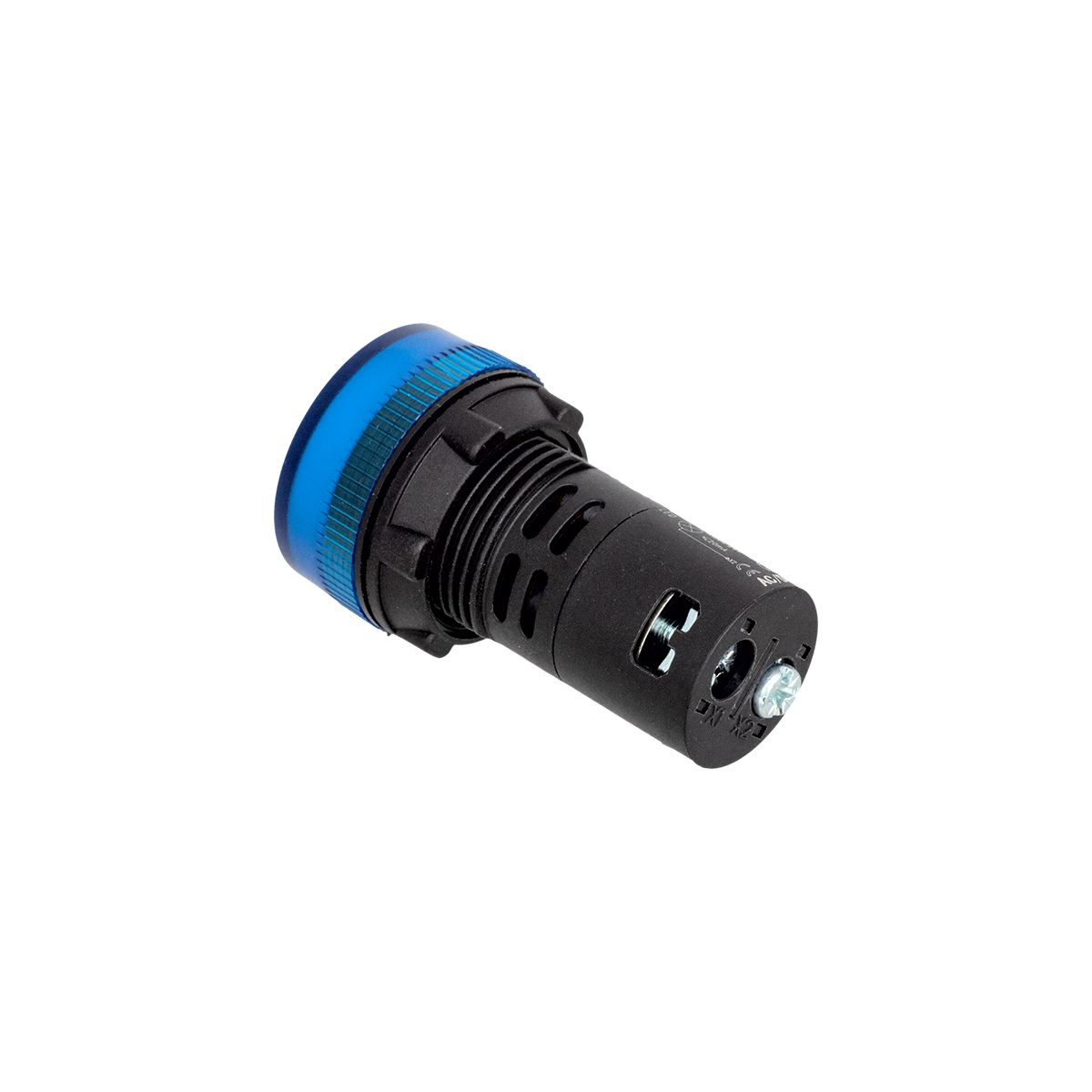Сигнальная LED лампа, синий, 24V AC/DC IP65