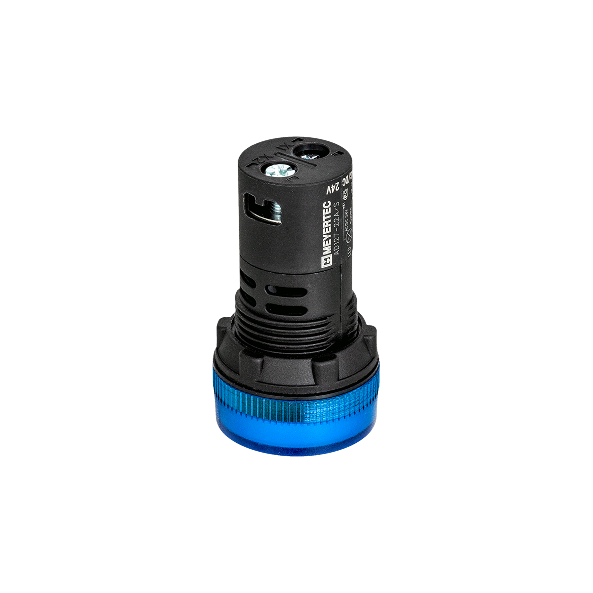 Сигнальная LED лампа, синий, 24V AC/DC IP65