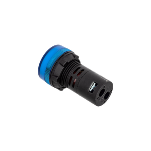 Сигнальная LED лампа, синий, 380V AC IP65