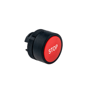 Головка кнопки знак "stop", пластик