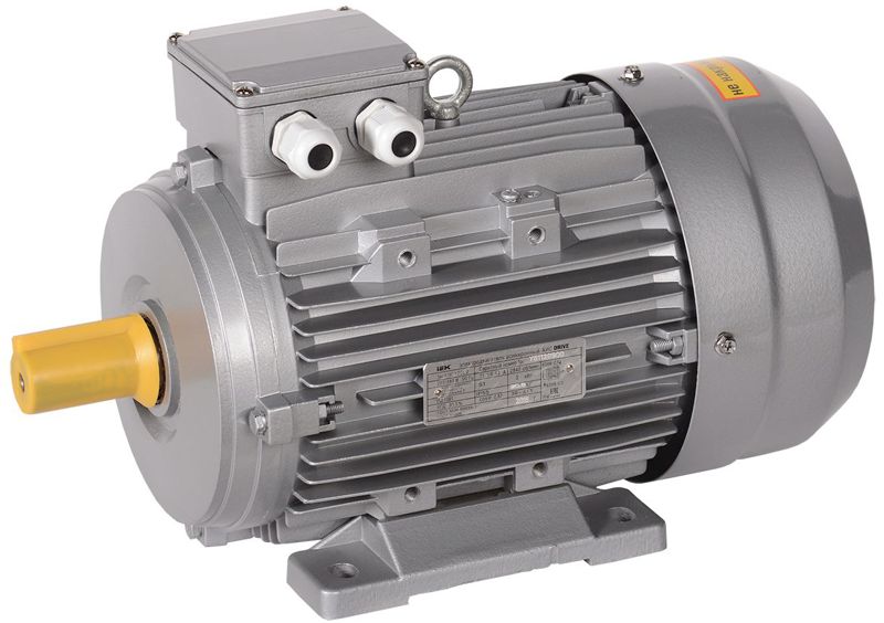 Электродвигатель АИС DRIVE 3ф 112M6 220/380В 2.2кВт 1000об/мин 1081 IEK AIS112-M6-002-2-1010