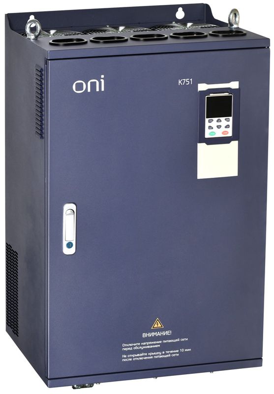 Преобразователь частоты K751 380В 3Ф 200-220кВт 377-426А ONI K751-33-200220M