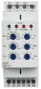 Реле фаз ORF-10 3ф 2 конт. 220-460В AC ONI ORF-10-220-460VAC