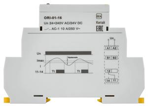 Реле тока ORI 1.6-16А 24-240В AC/24В DC IEK ORI-01-16
