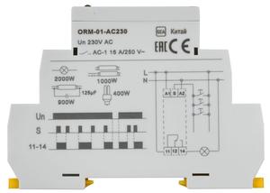 Реле импульсное ORM 1 конт. 230В AC IEK ORM-01-AC230
