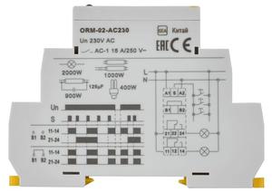 Реле импульсное ORM 2 конт. 230В AC IEK ORM-02-AC230