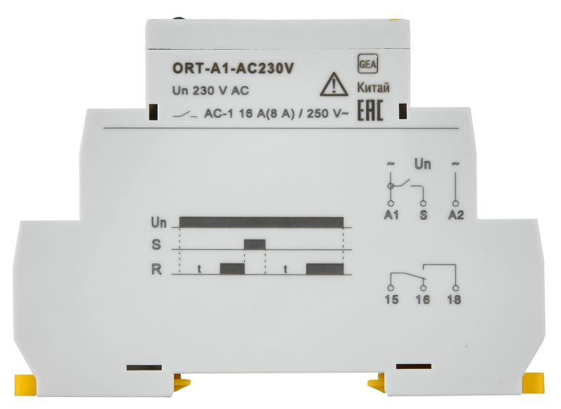Реле задержки включения ORT 1 контакт 230В AC IEK ORT-A1-AC230V