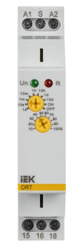 Реле задержки включения ORT 1 контакт 230В AC IEK ORT-A1-AC230V