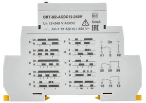 Реле времени ORT 12-240В AC/DC 2 контакта многофункц. IEK ORT-M2-ACDC12-240V