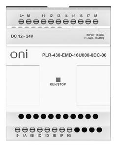 Модуль расширения входов выходов ПЛК 430 12 DI 4 UI (0-10В/DI) 24В DC ONI PLR-430-EMD-16U000-0DC-00
