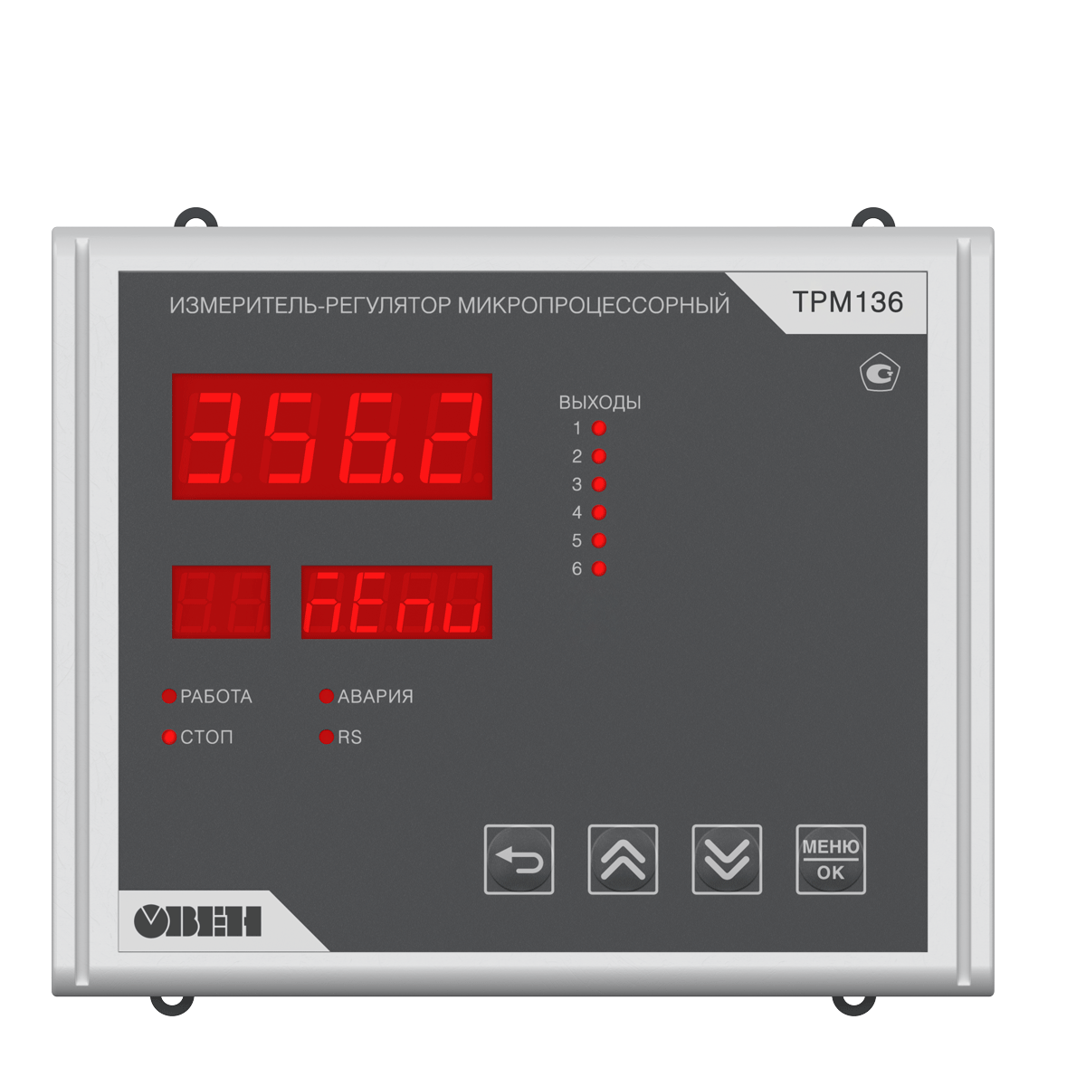 ТРМ136 [M02] обновленный шестиканальный ПИД-регулятор с USB и RS-485