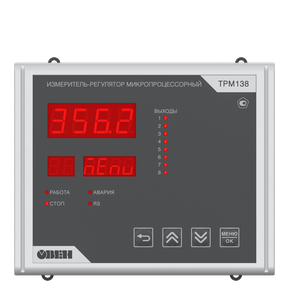 ТРМ138 [M02] обновленный восьмиканальный ПИД-регулятор с USB и RS-485